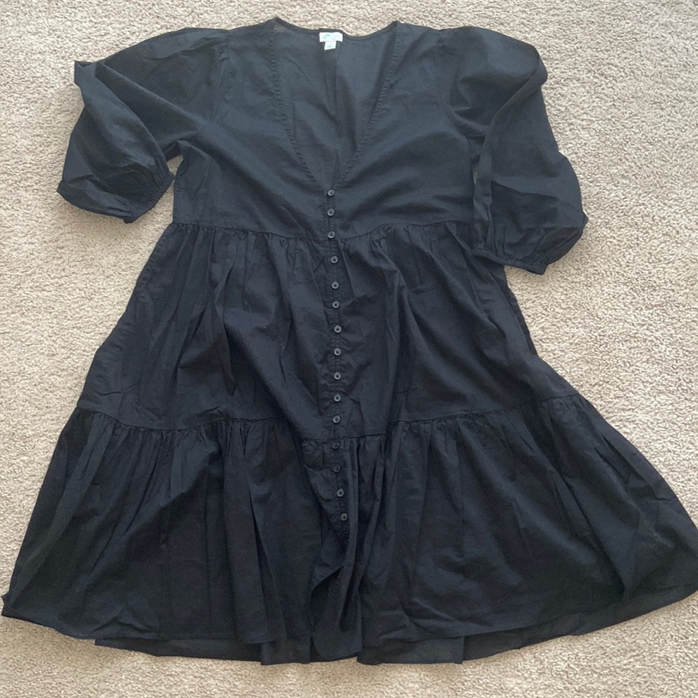 Jcrew Black Cotton Coverup Size XS